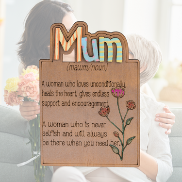 Mother Days Plaque - Mum - Unicorn Fart Productions
